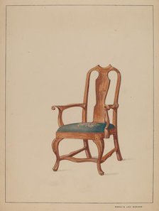 Chair, c. 1937. Creator: Francis Law Durand.