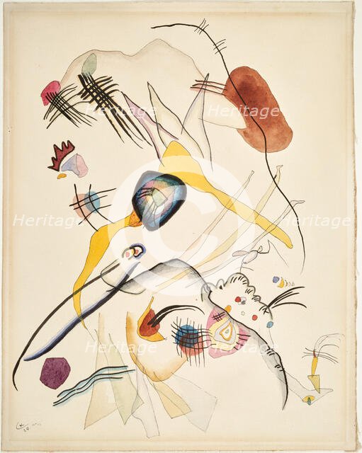 Promenade, 1920. Creator: Kandinsky, Wassily Vasilyevich (1866-1944).