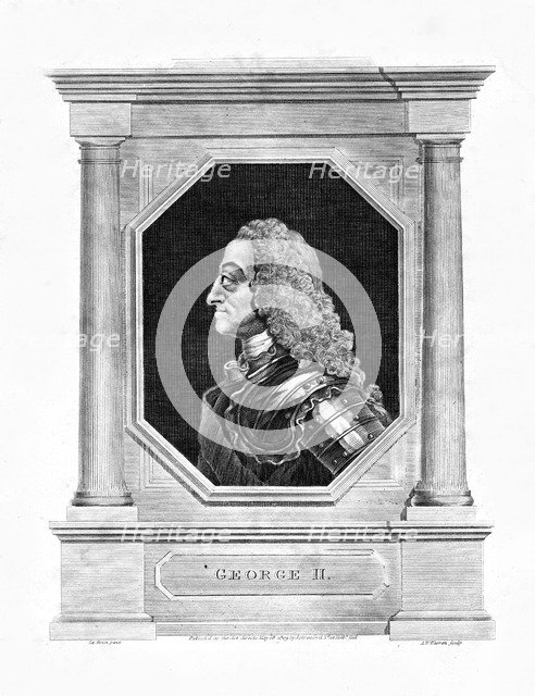 King George II, (1824). Artist: AW Warren