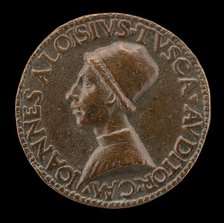 Giovanni Alvise Toscani, c. 1450-1478, Milanese Jurisconsult, Consistorial Advocate...[obverse]. Creator: Lysippus Junior.