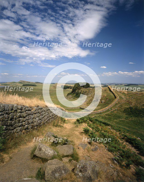 Hadrian's Wall, Northumberland, 2010. Creator: Paul Highnam.