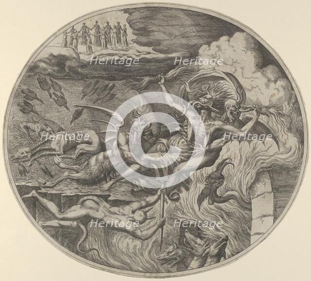 Envy, from the 'Seven Deadly Sins', ca. 1550-55. Creator: Leon Davent.