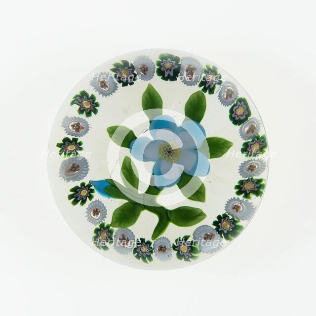 Paperweight, Lunéville, c. 1848-55. Creator: Baccarat Glasshouse.