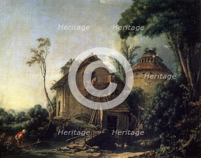 'The Windmill', 1752.  Artist: François Boucher