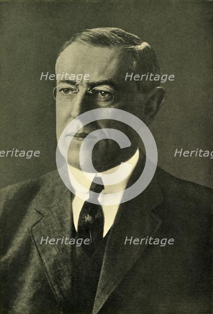 'Dr. Woodrow Wilson, President of the United States', 1912, (c1920). Creator: Pach Bros.