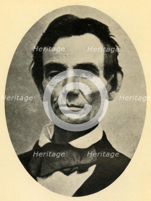 'Lincoln, 1858', (1930). Creator: Unknown.