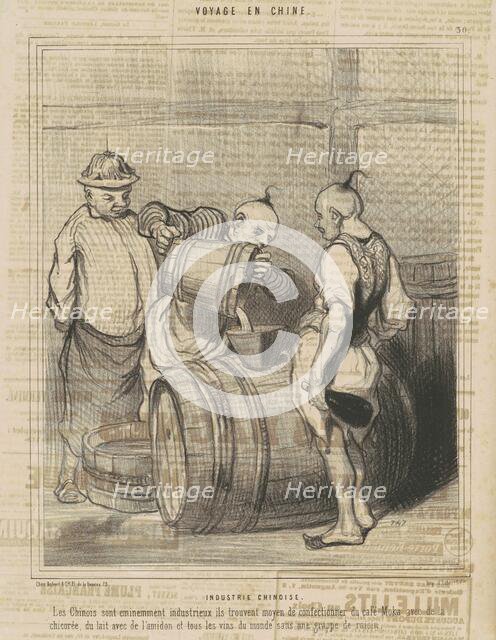 Industrie chinoise, 19th century. Creator: Honore Daumier.