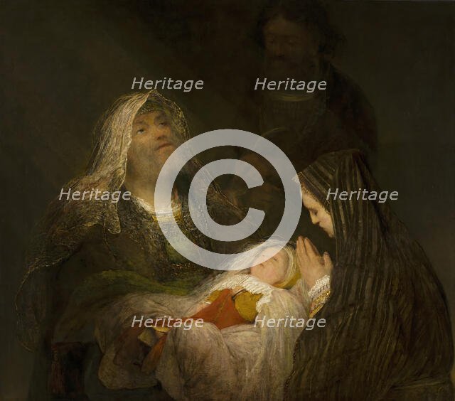 Simeon's Song of Praise, 1700. Creator: Aert de Gelder.