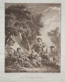 Rural Recreation, 1769. Creator: Jean Baptiste Le Prince (French, 1734-1781).