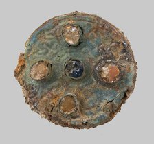 Disk Brooch, Frankish, 500-700. Creator: Unknown.