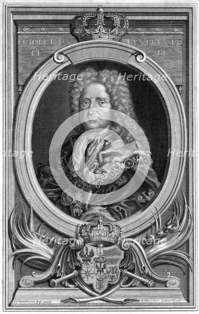 Frederick the Great, King of Prussia.Artist: E Besrochers