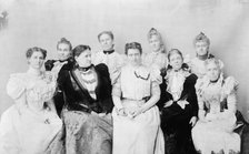 Mrs. Cleveland and the ladies of the Cabinet, no. 2, c1897. Creator: Frances Benjamin Johnston.