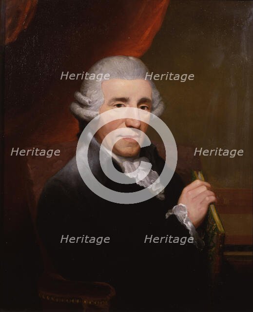 Portrait of the composer Joseph Haydn (1732-1809), 1791. Creator: Hardy, Thomas (1757-1804).