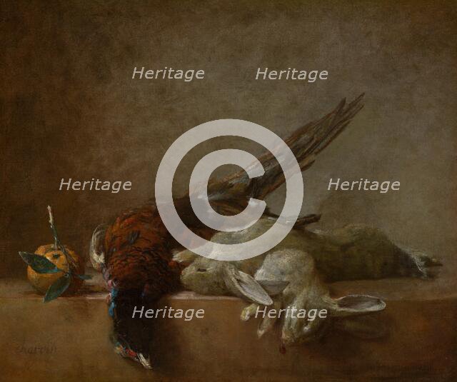 Still Life with Game, probably 1750s. Creator: Jean-Simeon Chardin.