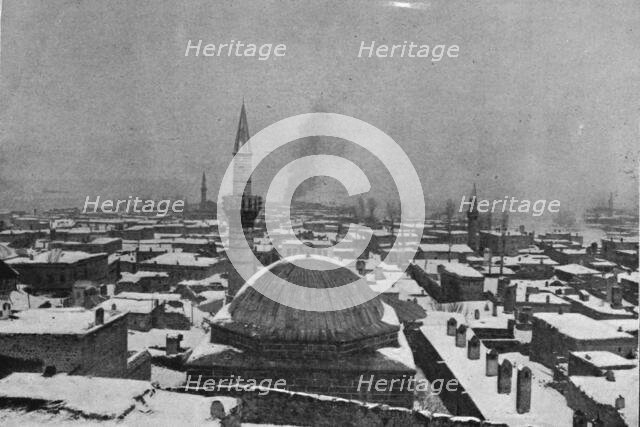 'Le Grand-Duc Nicholas a Erzeroum; Vue generale d'Erzeroum, prise de la citadelle, le..., 1916. Creator: Unknown.