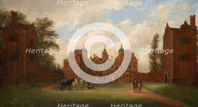 Aston Hall The East Front, 1854. Creator: John Joseph Hughes.