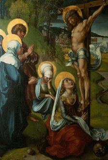 Seven Sorrows Polyptych (Crucifixion), 1495-1496. Creator: Dürer, Albrecht (1471-1528).
