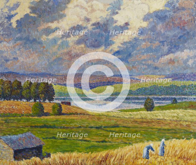 Landscape from Padasjoki, 1918. Creator: Alfred William Finch.