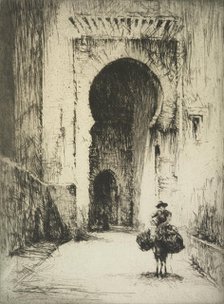 Gate of Justice, Granada, c. 1930. Creator: Sydney Mackenzie Litten.