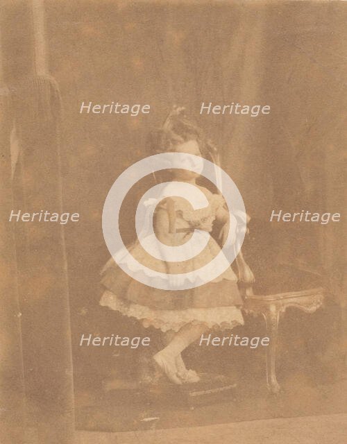 Le fauteuil, 1860s. Creator: Pierre-Louis Pierson.