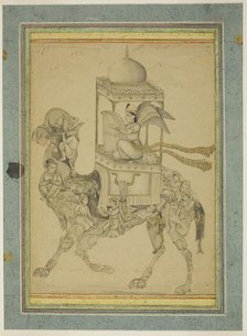 Angel (Peri) Riding a Composite Camel, c. 1700. Creator: Unknown.