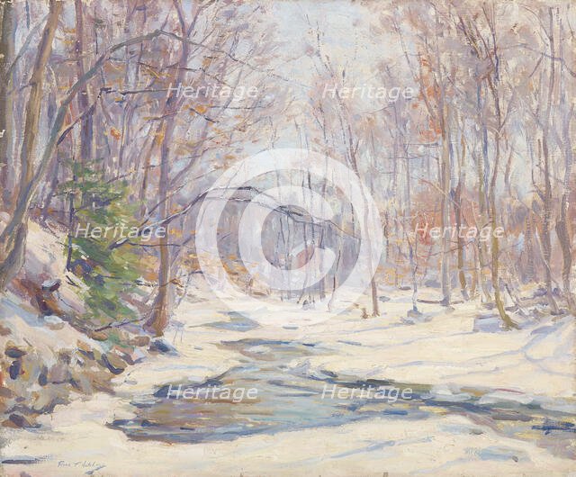 A Winter Morning, about 1912. Creator: Frank Townsend Hutchens.