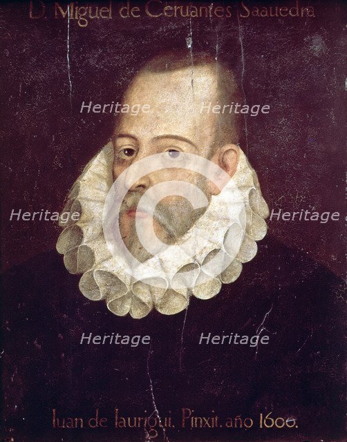 Miguel de Cervantes y Saavedra (1547-1615), Spanish writer.