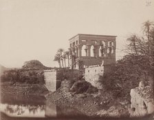 Kiosk of Trajan (Pharoah's Bed) on the Island of Philae, 19th century. Creator: Pascal Sébah.