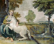 Virgin and Unicorn, c1602. Creator: Domenichino (1581-1641).