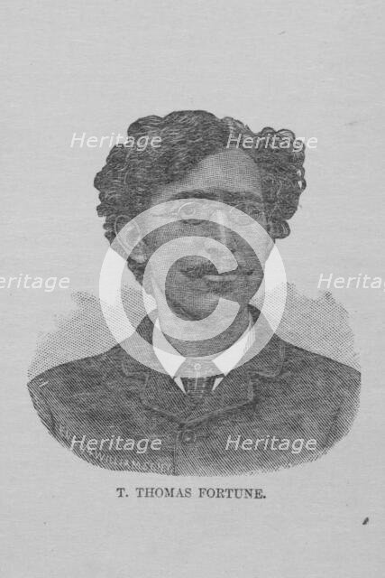 T. Thomas Fortune, 1891. Creator: Unknown.