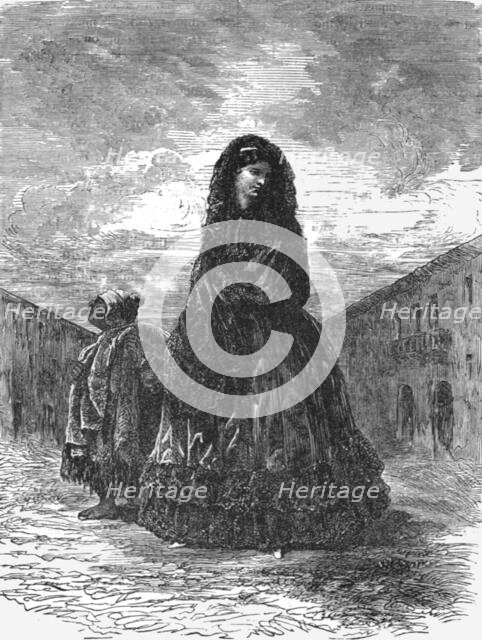 ''A Peruvian Belle; A Ramble in Peru', 1875. Creator: Unknown.