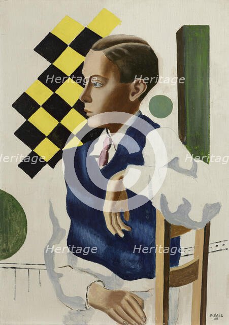 Portrait du fils Bignou, 1933. Creator: Léger, Fernand (1881-1955).