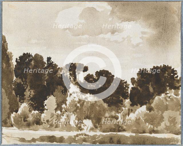 Forest Edge on a Brilliant Day, c. 1800. Creator: Franz Kobell.