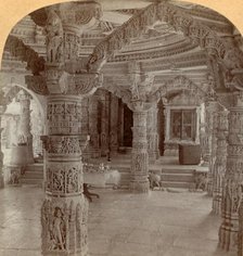 'Interior, Dilwara Temple, Mount Abu, India', 1901. Creator: Keystone View Company.