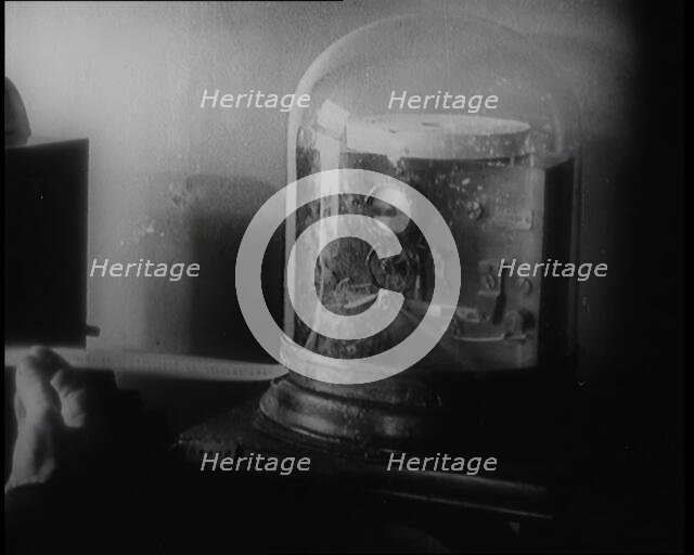 Ticker Tape Machine at Work, 1921. Creator: British Pathe Ltd.