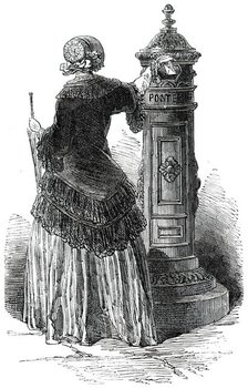 New Letter-Box, at Paris, 1850. Creator: Unknown.