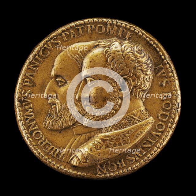 Girolamo Panico, died 1558, and Pompeo Ludovisi, died 1565 [obverse]. Creator: Giovanni da Cavino.
