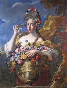 Portrait of a Lady as Flora.