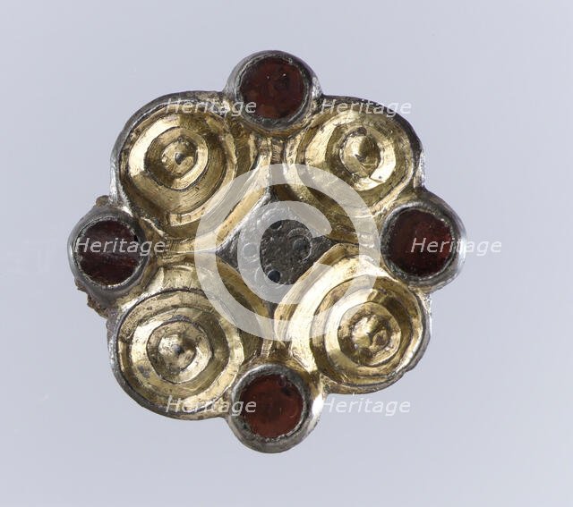 Rosette Brooch, Frankish, 550-600. Creator: Unknown.