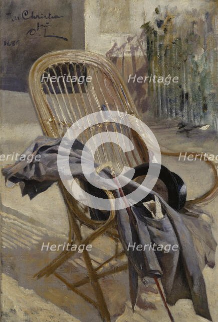 Study for Modern Art, 1889. Creator: Carl Larsson.