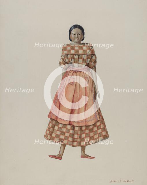 Doll, 1935/1942. Creator: David S De Vault.