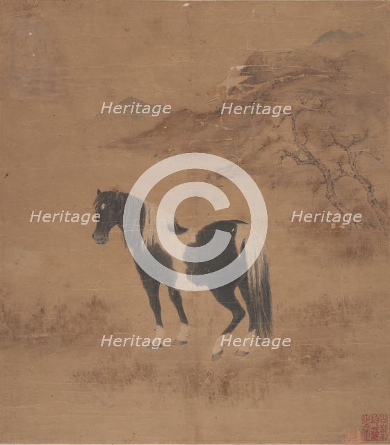 Horse and Landscape. Creator: Unknown.