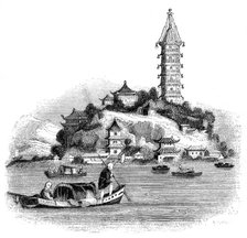 Golden Island, China, 1847.Artist: Palmer
