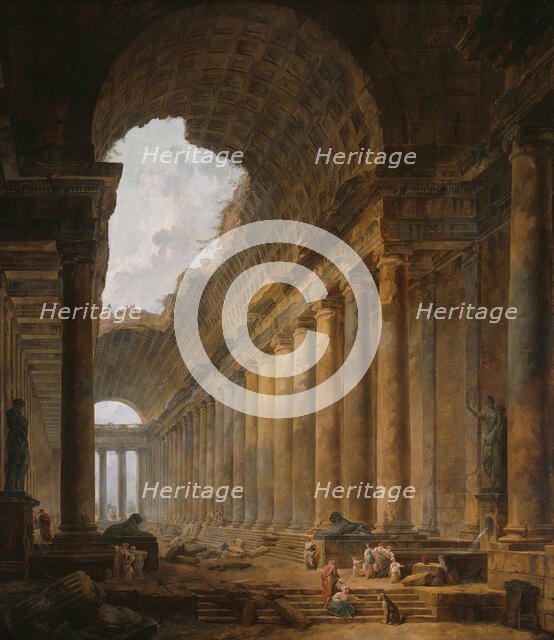 The Old Temple, 1787/88. Creator: Hubert Robert.