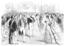 State Ball at the Tuileries: presentations to the Emperor and Empress before the Ball, 1869. Creator: Unknown.