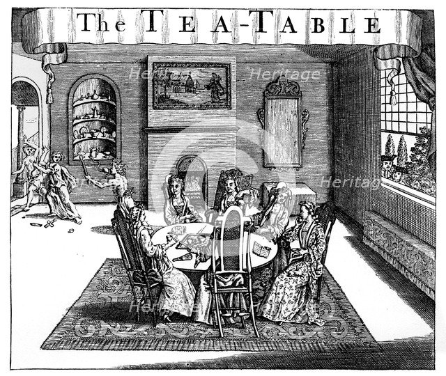 'The Tea-Table', 18th century. Artist: Unknown