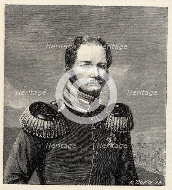 Prince William of Prussia (1797-1888) , 1835. Creator: Bong, Richard (1853-1935).