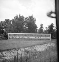 Note on industrialization of the South, Meridian, Mississippi, 1936 Creator: Dorothea Lange.