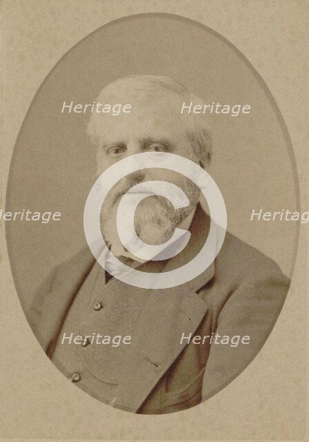 Portrait of the composer Adrien Barthe (1828-1898), 1880. Creator: Petit, Pierre (1598-1677).