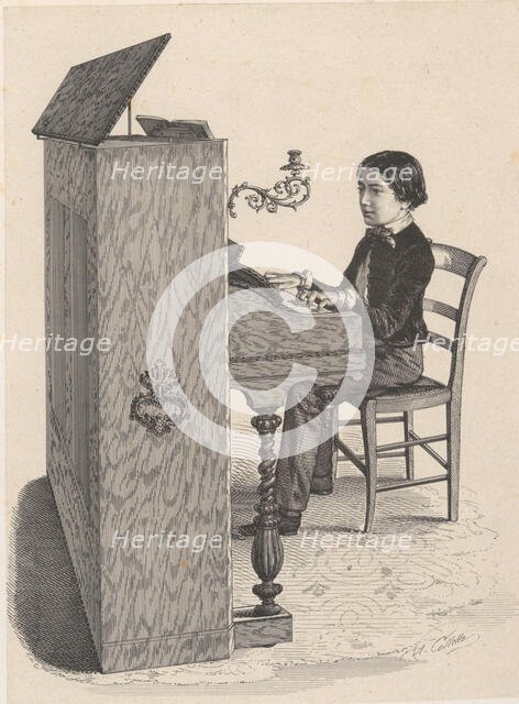 Lithographic Plates, 1850. Creator: Alexandre Désiré Collette.